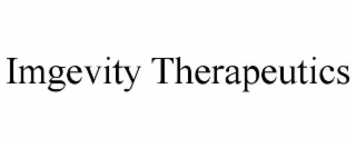 IMGEVITY THERAPEUTICS