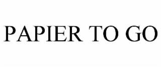 PAPIER TO GO