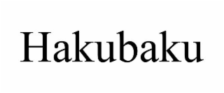 HAKUBAKU