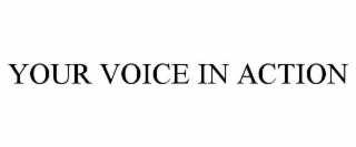 YOUR VOICE IN ACTION