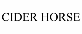 CIDER HORSE