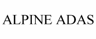 ALPINE ADAS