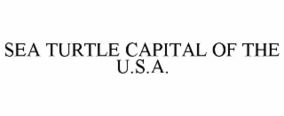 SEA TURTLE CAPITAL OF THE U.S.A.