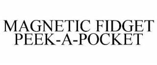 MAGNETIC FIDGET PEEK-A-POCKET