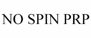 NO SPIN PRP