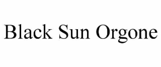 BLACK SUN ORGONE