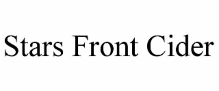 STARS FRONT CIDER