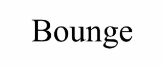 BOUNGE