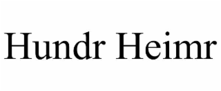 HUNDR HEIMR