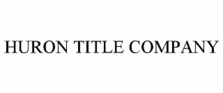 HURON TITLE COMPANY