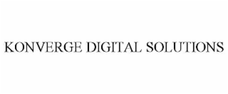 KONVERGE DIGITAL SOLUTIONS
