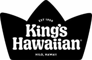 KING'S HAWAIIAN EST 1950 HILO, HAWAII