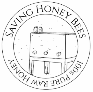 SAVING HONEY BEES 100% PURE RAW HONEY