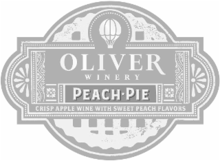 OLIVER WINERY PEACH PIE CRISP APPLE WINE WITH SWEET PEACH FLAVORS
