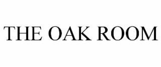 THE OAK ROOM