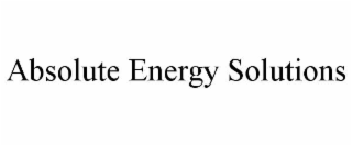 ABSOLUTE ENERGY SOLUTIONS
