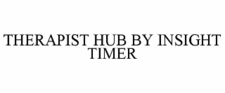THERAPIST HUB BY INSIGHT TIMER