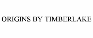 ORIGINS BY TIMBERLAKE