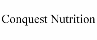 CONQUEST NUTRITION