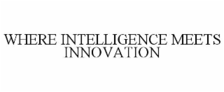WHERE INTELLIGENCE MEETS INNOVATION