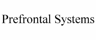PREFRONTAL SYSTEMS