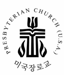 PRESBYTERIAN CHURCH (U.S.A.) & DESIGN WITH KOREAN CHARACTERS