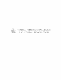 MENTAL FITNESS CHALLENGE: A CULTURAL REVOLUTION