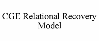 CGE RELATIONAL RECOVERY MODEL