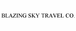 BLAZING SKY TRAVEL CO.