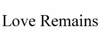 LOVE REMAINS