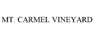 MT. CARMEL VINEYARD