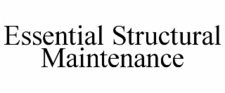 ESSENTIAL STRUCTURAL MAINTENANCE