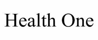 HEALTH ONE