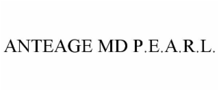ANTEAGE MD P.E.A.R.L.