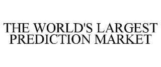 THE WORLD'S LARGEST PREDICTION MARKET
