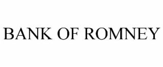 BANK OF ROMNEY