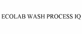 ECOLAB WASH PROCESS IQ