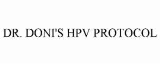 DR. DONI'S HPV PROTOCOL