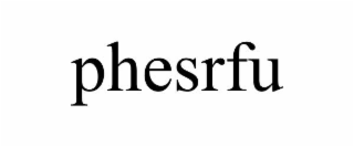 PHESRFU