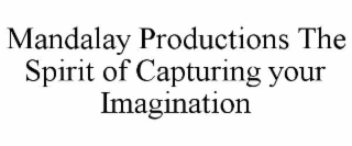 MANDALAY PRODUCTIONS THE SPIRIT OF CAPTURING YOUR IMAGINATION