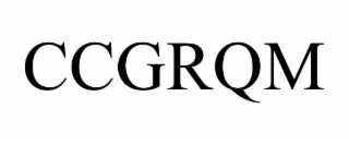 CCGRQM