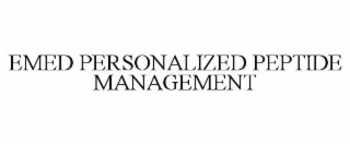 EMED PERSONALIZED PEPTIDE MANAGEMENT