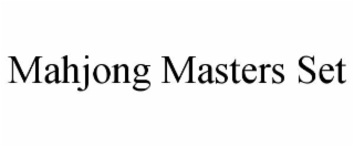 MAHJONG MASTERS SET