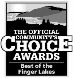 THE OFFICIAL COMMUNITY'S CHOICE AWARDS BEST OF THE FINGER LAKES