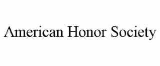 AMERICAN HONOR SOCIETY