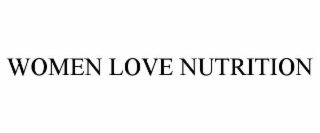 WOMEN LOVE NUTRITION