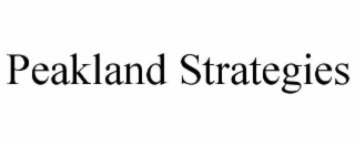PEAKLAND STRATEGIES