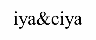 IYA&CIYA