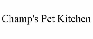 CHAMP'S PET KITCHEN