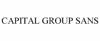 CAPITAL GROUP SANS